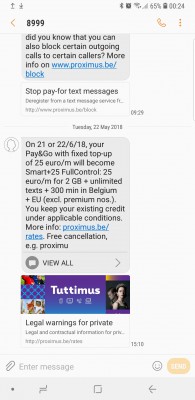 screenshot SMS