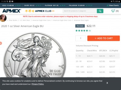 Apmex, de grootste van de US