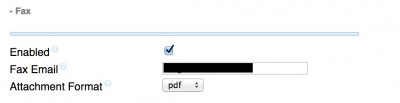 fax extension freepbx