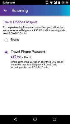 MyProximus Vodafone Passport