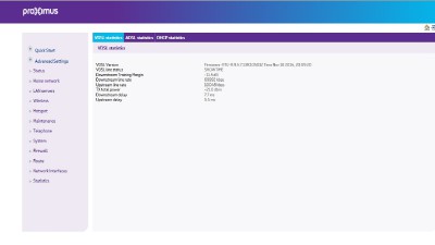 VDSL Status